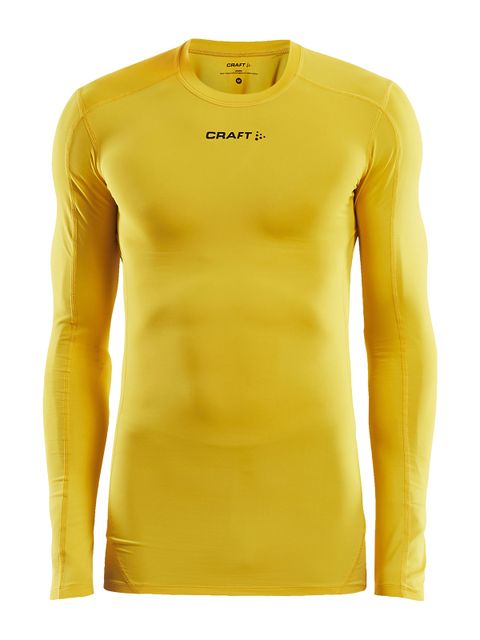Craft Compression Shirt LS, Yellow (Kärra KIF)